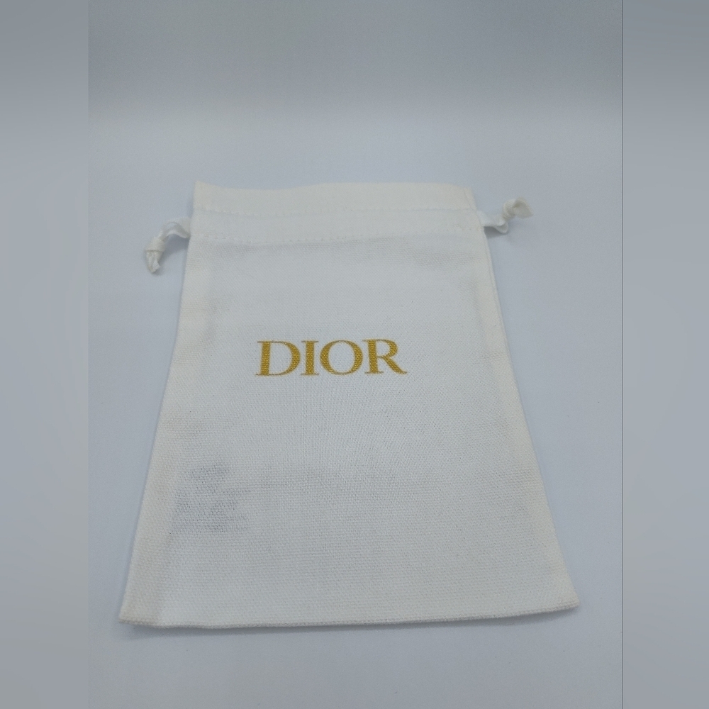Authentic DIOR Beauté Drawstring Pouch 6x8 Cotton Blend Boutique Dust Gift Bag